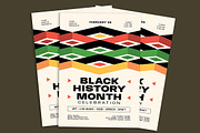 Black History Month Flyer, a Flyer Template by Gumico Studio. (Thumbnail 3 of 3)