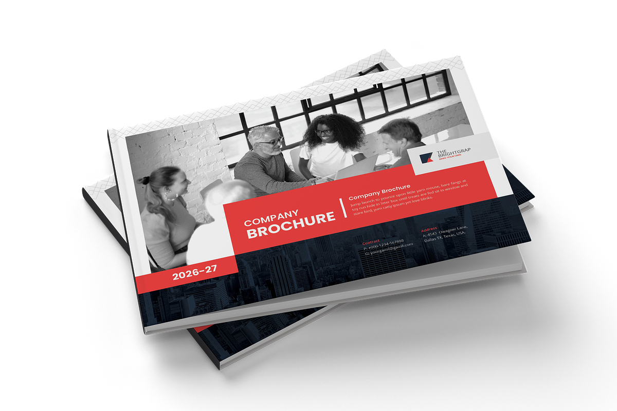 Horizontal Brochure Template, a Brochure Template by TheBrightGrap (Photo 1 of 13)