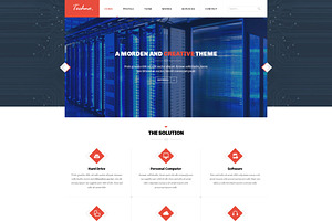 Techno - Multipurpose PSD Template