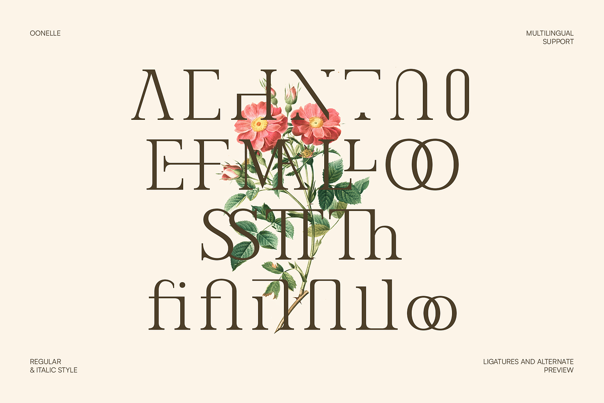 Oonelle - Elegant Serif Display, a Font by Indotype Foundry (Photo 3 of 10)