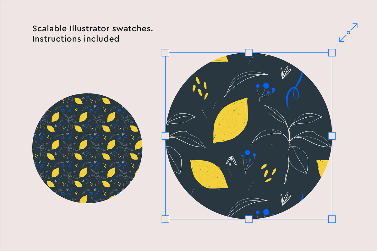 Floral Seamless Patterns, a Pattern Graphic by Marinastu (Photo 5 of 10)