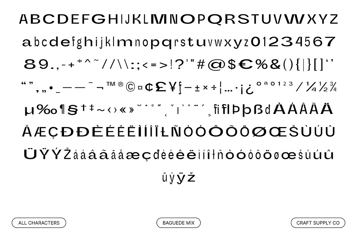 Baguede Mix, a Sans Serif Font by Craft Supply Co. (Photo 8 of 8)