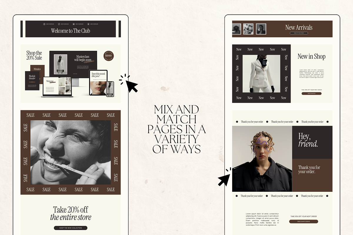 Email Marketing Newsletter Template, an Email Template by Branding Babe Co. (Photo 7 of 9)