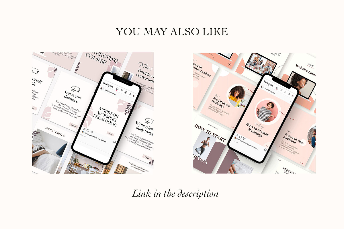 Wellness Instagram Marketing, a Social Media Template by Kseniia_Design (Photo 12 of 12)