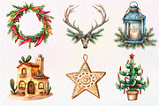 Southwestern Christmas Clipart, an Illustration by Dream Creation (Thumbnail 3 of 6)