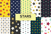 Stars Seamless Patterns, a Pattern Graphic by 3Y_Design (Thumbnail 1 of 6)