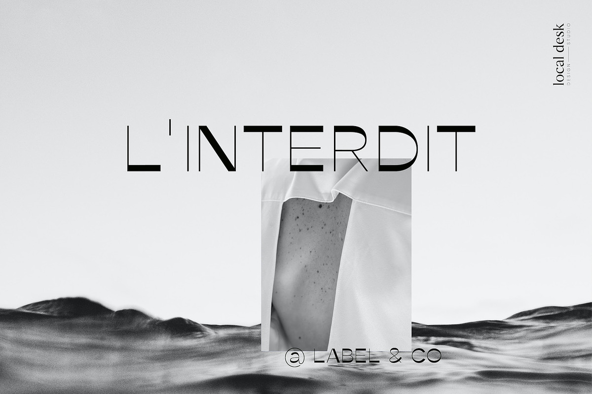 Guscoy – Stylish, High Contrast Sans, a Sans Serif Font by Local Desk Designstudio (Photo 5 of 16)