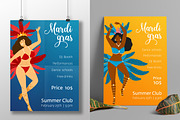 Mardi Gras backgrounds bundle, a Decorative Illustration by Good Studio (Thumbnail 10 of 11)