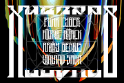 XYB3R FUTURISTIC TYPEFACE, a Slab Serif Font by Font For Zula™ (Thumbnail 5 of 9)