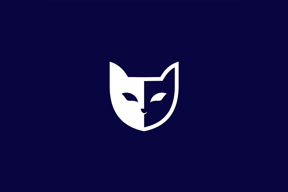 abstract face cat logo design, a Templates & Theme by boriman05