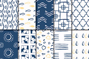 Mediterranean 30 hand drawn patterns, a Pattern Graphic by SiDesign (Thumbnail 5 of 8)