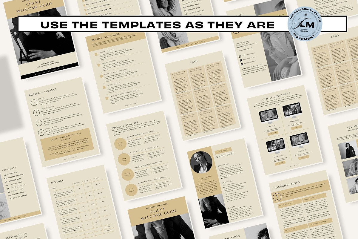 Client Welcome Guide - Luxury CEO, a Presentation Template by Freedom ...