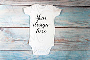 29 Baby Bodysuit mockup bundle., a Print Template by MockupMarket (Thumbnail 2 of 30)