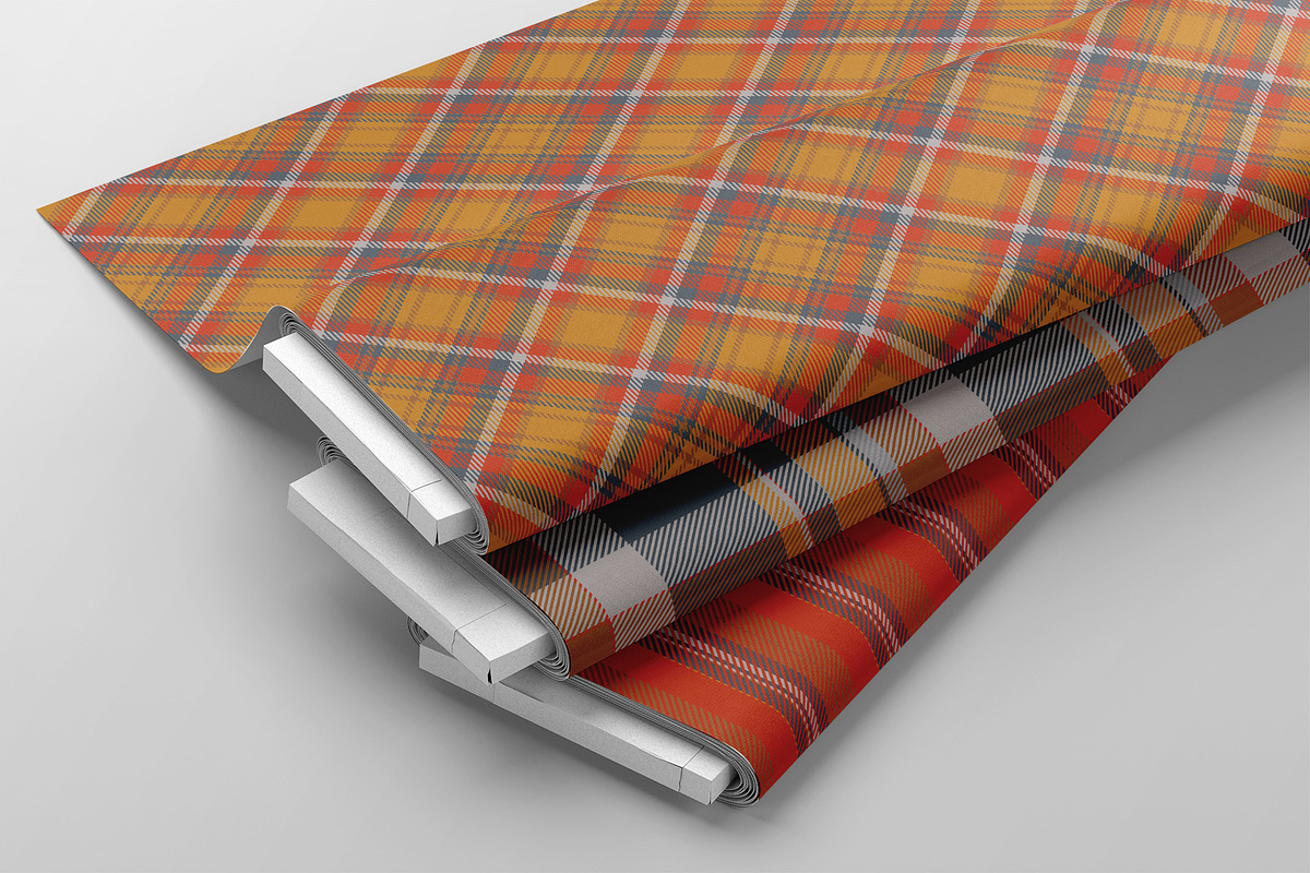 #1 Autumn Plaid Patterns EPS + JPG, a Pattern Graphic by Plaid4You (Photo 3 of 11)