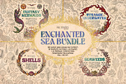 Enchanted Sea Bundle Fantasy Marine, an Animal Illustration by Ink Stories (Thumbnail 1 of 54)