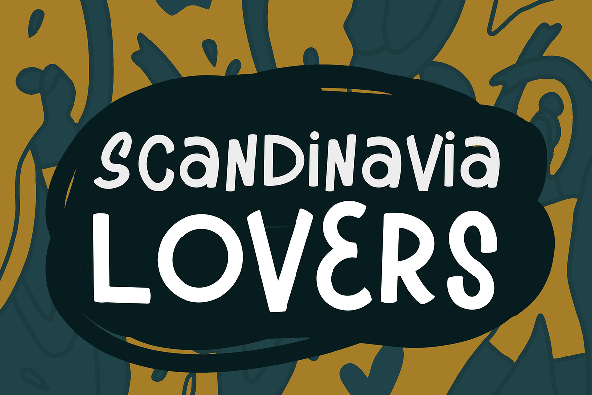 Malmo - Scandinavian duo Font preview 4