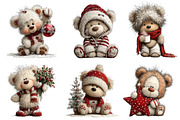Whimsical Christmas Teddy Bear, an Illustration by Dream Creation (Thumbnail 5 of 8)