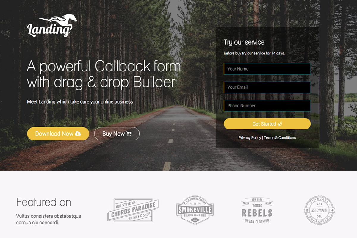 Bootstrap Template With Page Builder, a Bootstrap Template by XpeedStudio (Photo 3 of 4)