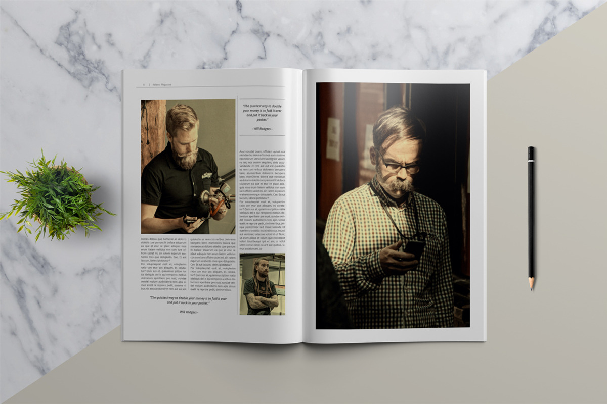 KELENS - Clean Magazine Template, a Magazine Template by Indotitas (Photo 4 of 9)