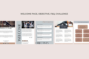 Fitness Program - Ebook Template