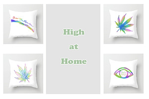 Cannabis Love Leaf Set