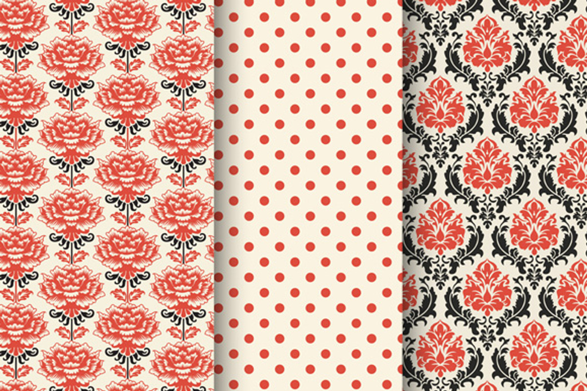 18 Versailles style papers + frames, a Pattern Graphic by CLIPART GARDEN (Photo 4 of 5)