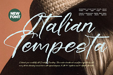 Italian Tempesta Handbrush Script