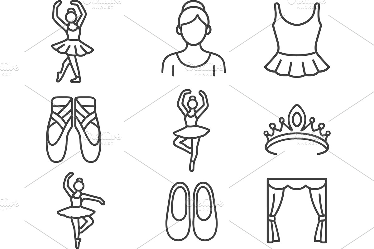 Vector illustration of ballet themed, an Illustration by ZinetroN