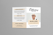 Funeral Program, an Invitation Template by Leaflove (Thumbnail 3 of 5)
