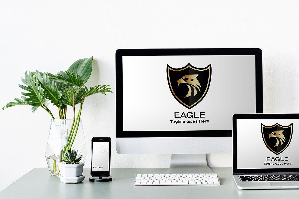Royal Eagle Logo Template, a Branding & Logo Template by YUDesignStore (Photo 6 of 6)