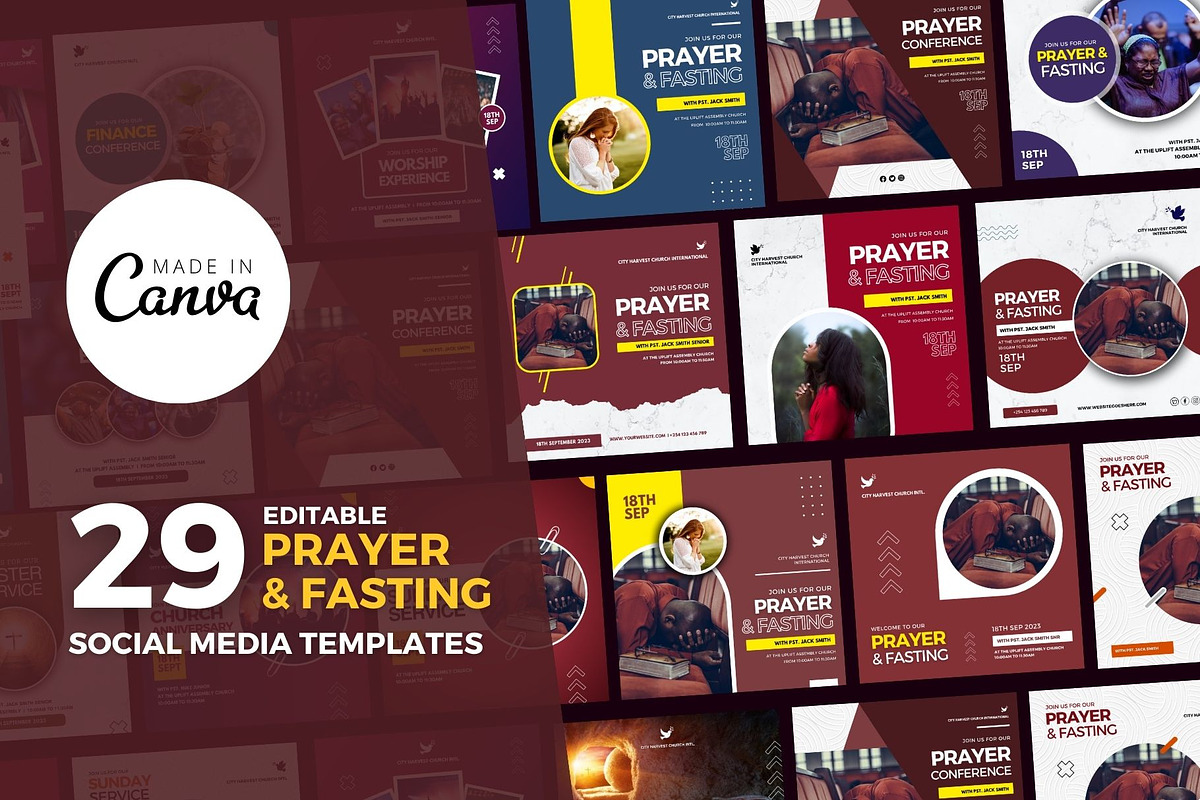 270+ Premium Church Flyer Bundle, a Social Media Template by MK Creatives (Photo 7 of 12)