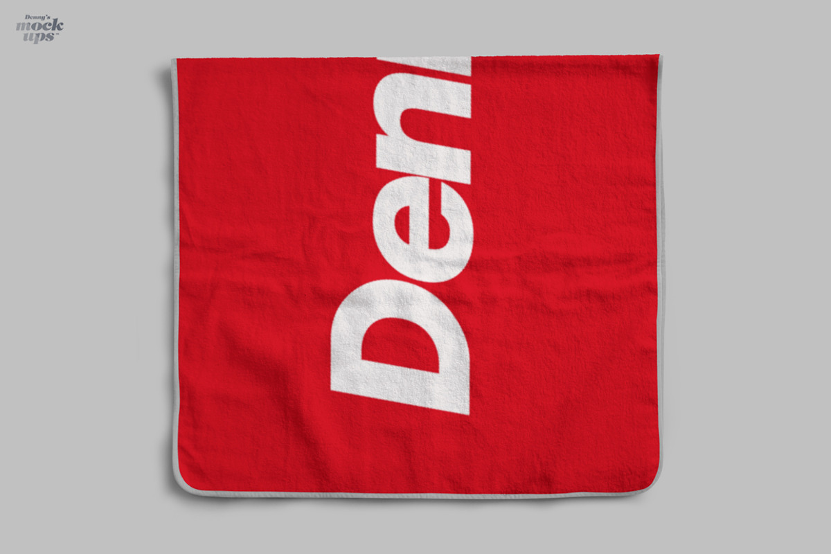 Towel 2 Sizes Mockup, a Household Mockup by Denny's Mock-ups (Photo 9 of 11)