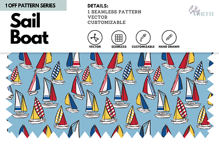 Sail Boat Pattern