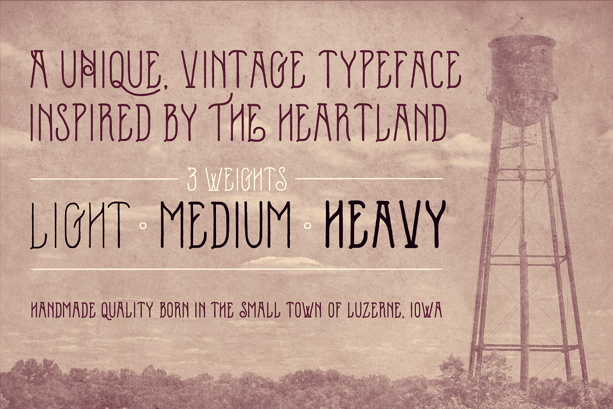 Luzerne Typeface preview 3