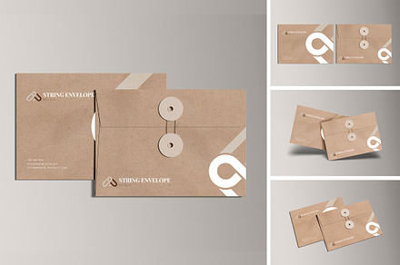 String Envelope Mockup, a Product Mockup by xavier_studio