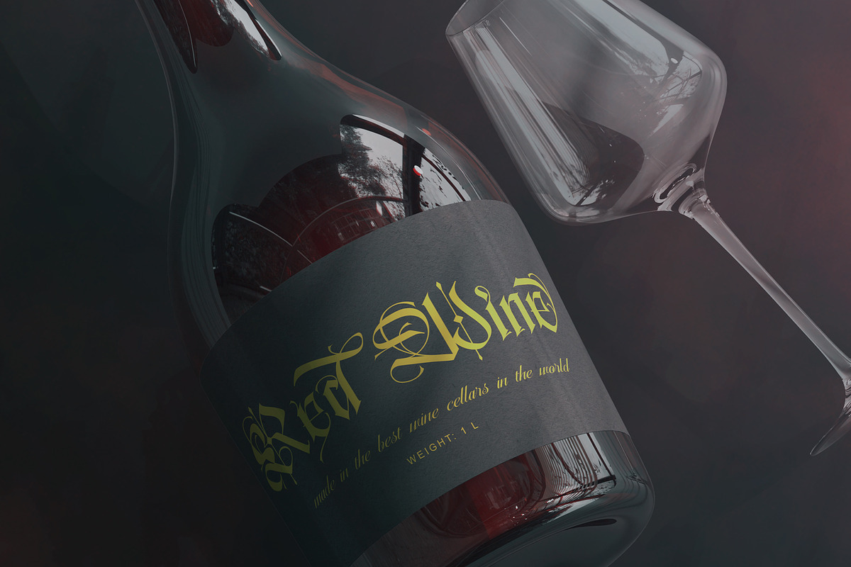 Blacker Spirit, a Blackletter Font by Letterara (Photo 7 of 15)