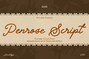 Penrose Script - Handwritten Font