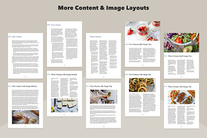 InDesign Digital Cookbook Template