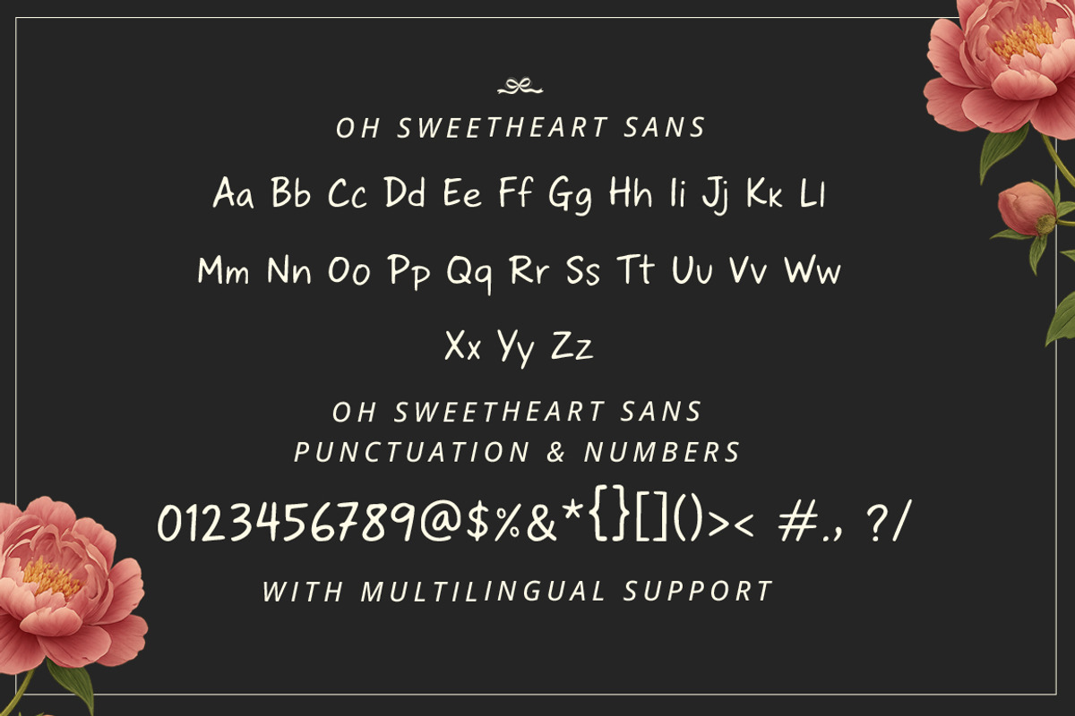 Oh Sweetheart Handwritten Font Duo, a Handwritten Font by SNIPESCIENTIST (Photo 27 of 27)