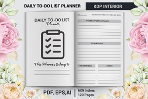 Daily To Do List Kdp Interior