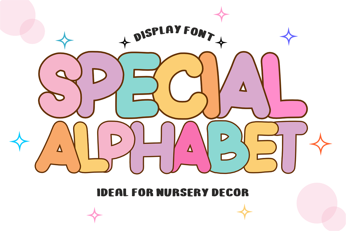 Groovy Doodle - Retro Nursery Font, a Sans Serif Font by KiddoGlyphs Studio (Photo 2 of 3)