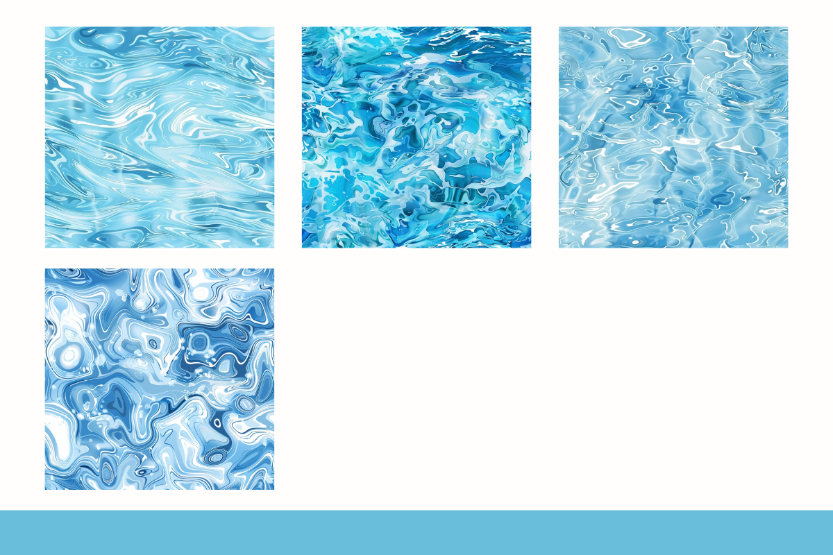 Water Pattern Texture Digital Paper, a Pattern Graphic by Paper Artsthetics (Photo 5 of 6)