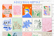 Poster Gallery Bundle, a Decorative Illustration by Mio Buono (Thumbnail 4 of 82)