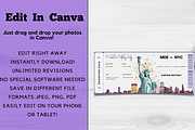 Editable Boarding Pass Template, a Card Template by YasdeyDesigns (Thumbnail 5 of 8)
