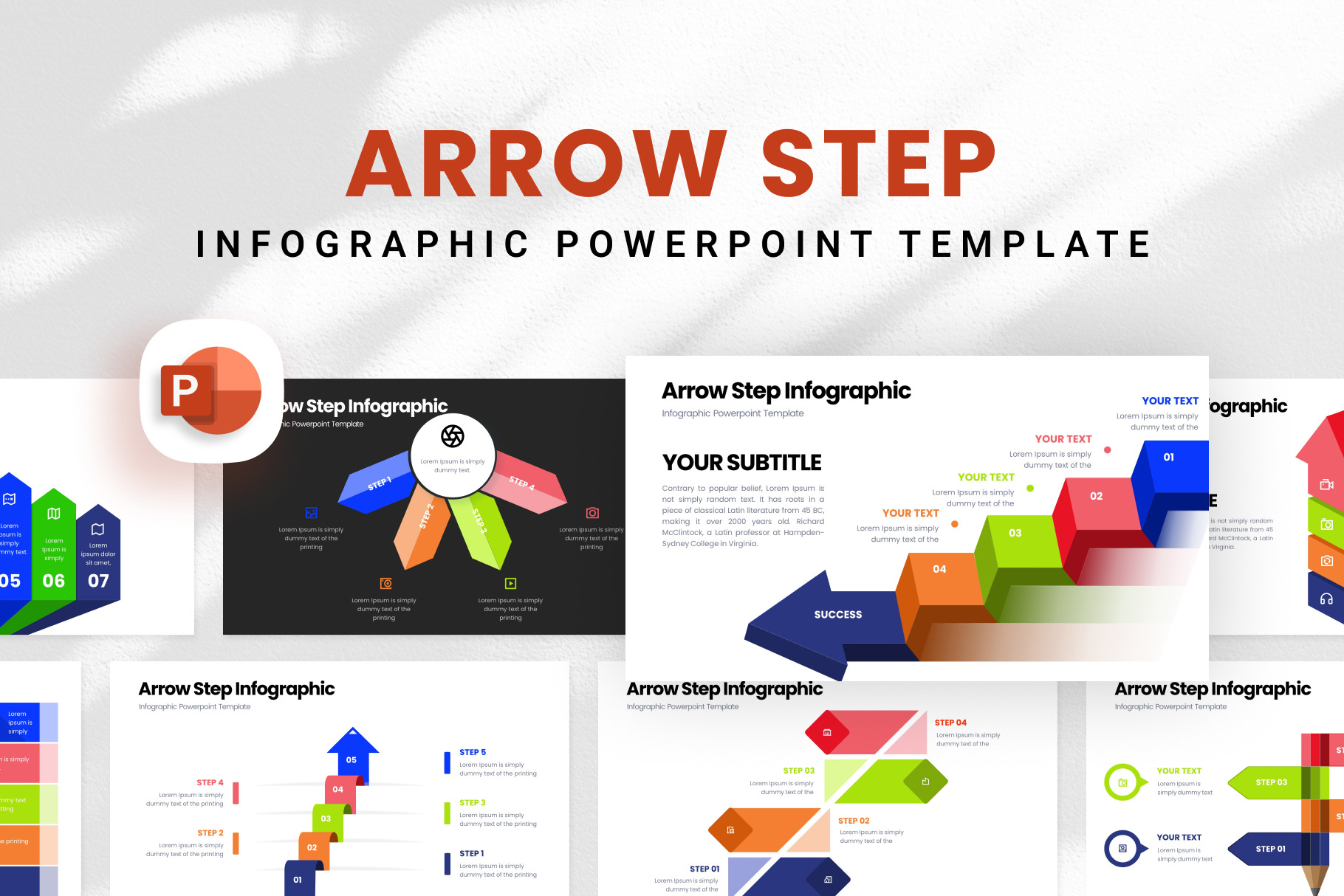 Arrow Step - Infographic Presentation Template