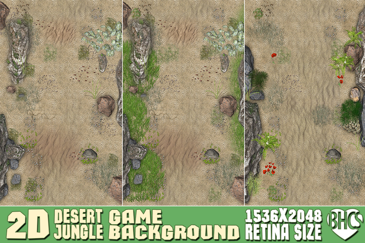 Desert Jungle Game Background, an Object Graphic by Beatheart Creative Studio (Photo 12 of 14)