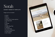Norah Boho Showit Website Template, a Websites & App Template by Monarch Design Co. (Thumbnail 4 of 9)