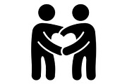 Couple Love Heart Silhouette, an Object Graphic by Gfx_Store (Thumbnail 12 of 16)