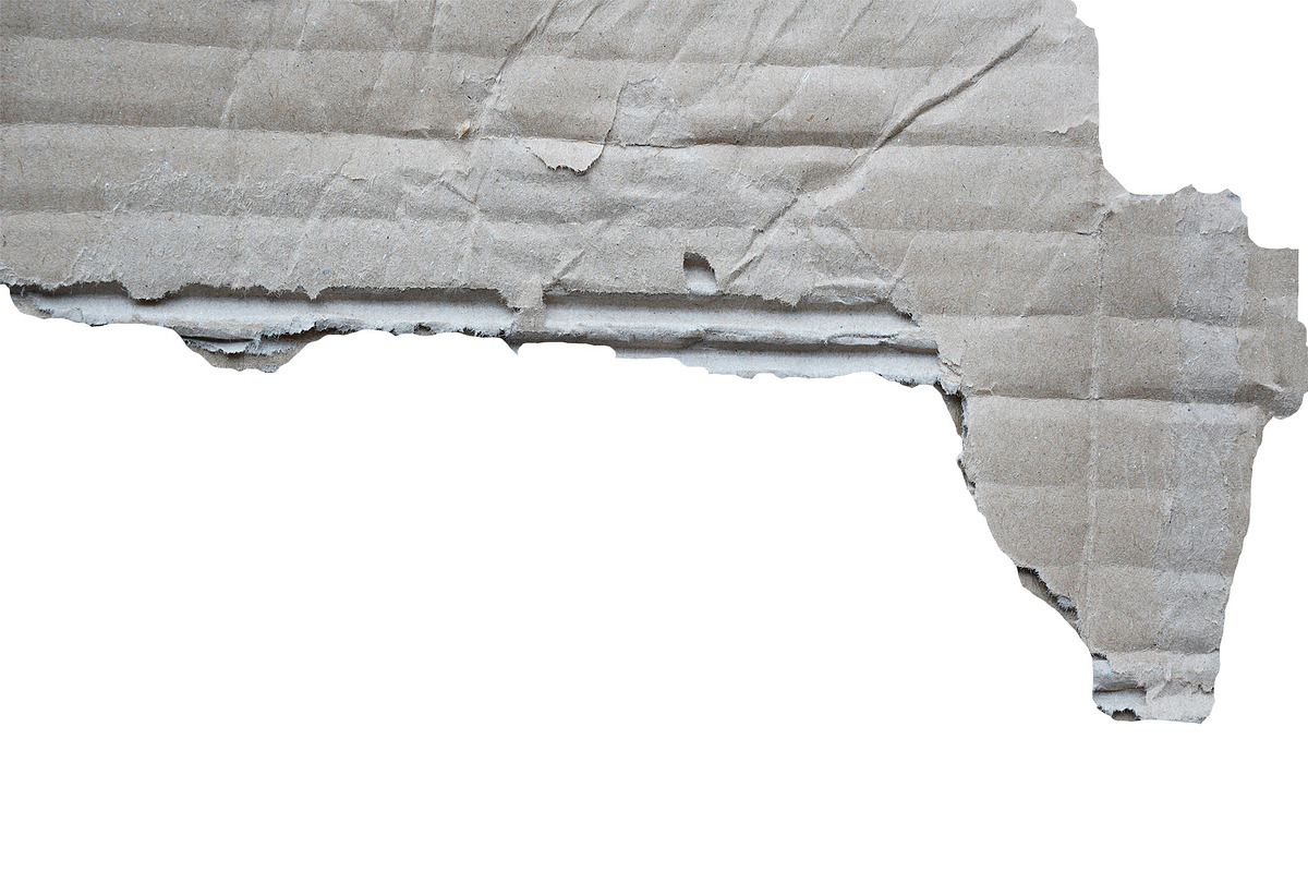 40 Ripped Torn Cardboard Edges (PNG), a Texture Graphic by Bilgep_design (Photo 13 of 16)
