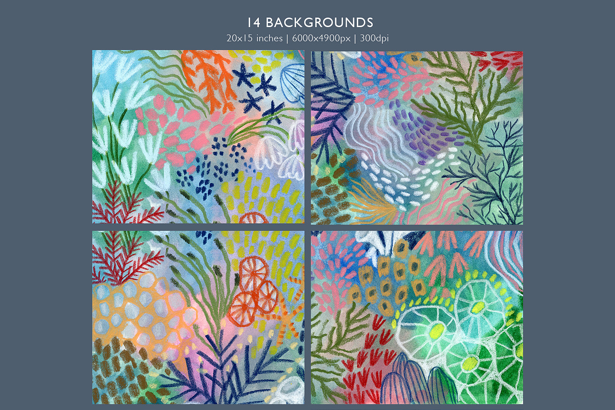 Unique Abstract Ocean Backgrounds, a Background Graphic by ArtPavo (Photo 9 of 13)